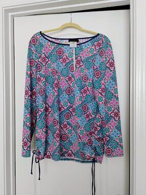 Talbots- Women's Swim Shirt Top (L)
